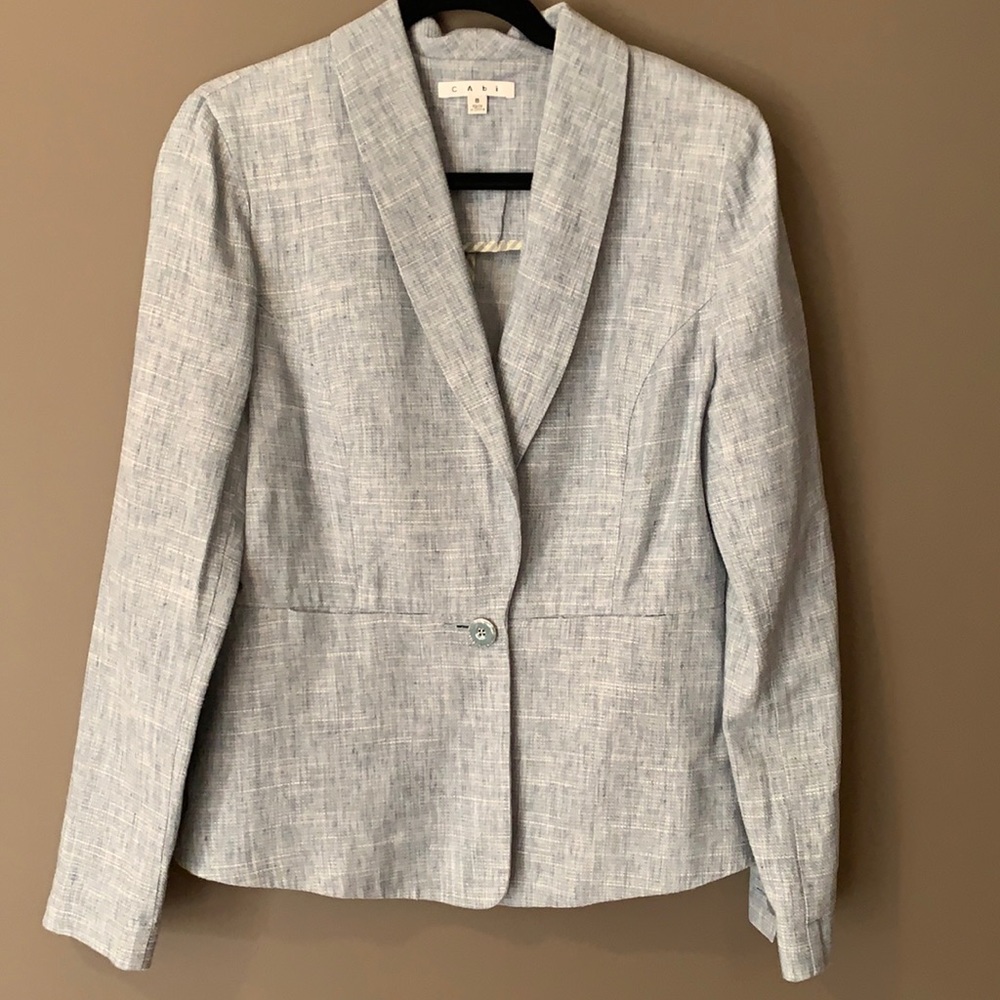 CAbi linen blazer